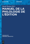 Trotter D.  Manuel de la philologie de l&#233;dition